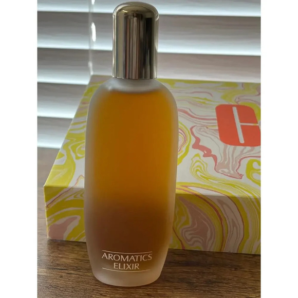 CLINIQUE Aromatics Elixir Perfume Set Spray Body Smoother Body Wash - Picture 3 of 10